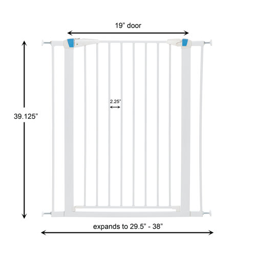MidWest Homes for Pets Gate/ Walkthru Steel Pet Gate & Reviews Wayfair